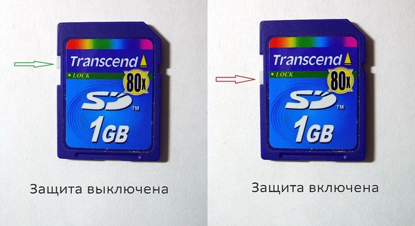 Флешка microsd защищена от записи что делать