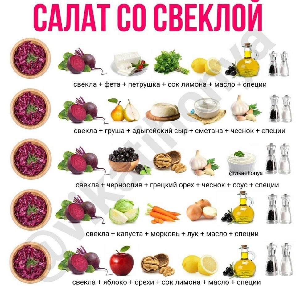 Какие овощи сочетаются друг с другом в салатах