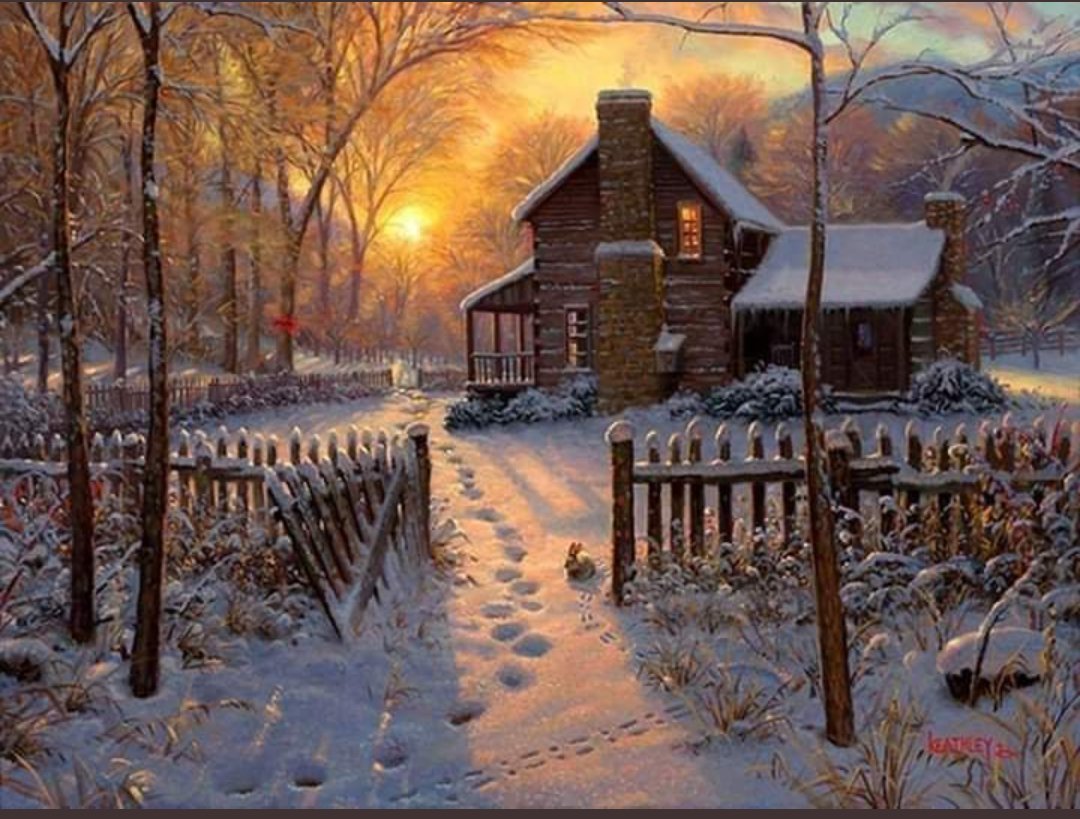 Художник Mark Keathley зима