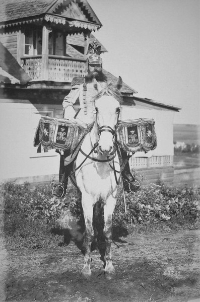 Барабанщик Кавалергардского полка, 1892 год.