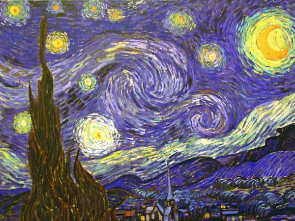 «Звёздная ночь» - картина голландского художника Винсента Ван Гога , написанная им в июне 1889 года. «Звёздная ночь» была не первой попыткой Ван Гога изобразить ночное небо. В 1888 в Арле он написал "Звездную ночь над Роной" .Ван Гог хотел изобразить звёздную ночь как пример силы воображения, которое может создать более удивительную природу, чем та, которую мы можем воспринять при взгляде на реальный мир.