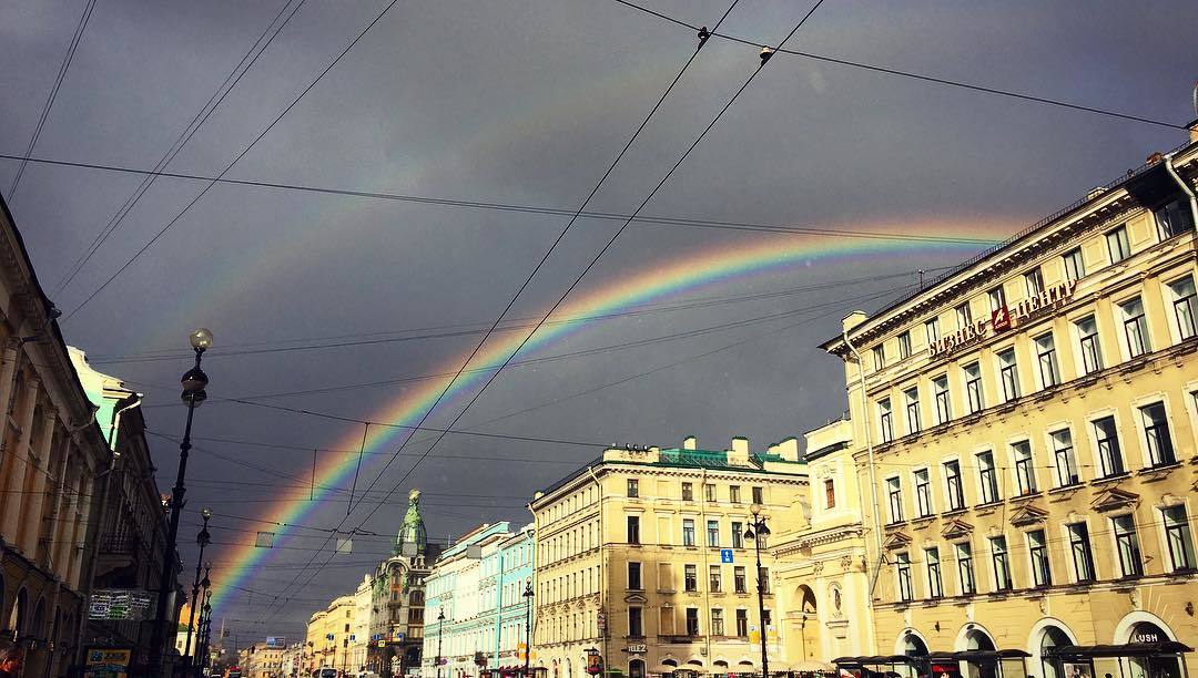 Радуга в санкт петербурге