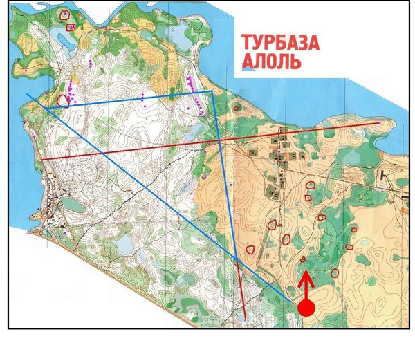 Турбаза алоль схема расположения коттеджей